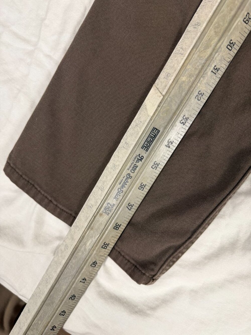 Carhartt Rugged Flex Canvas Work Pants Brown Relaxed Fit 34x30 - Picture 12 of 14